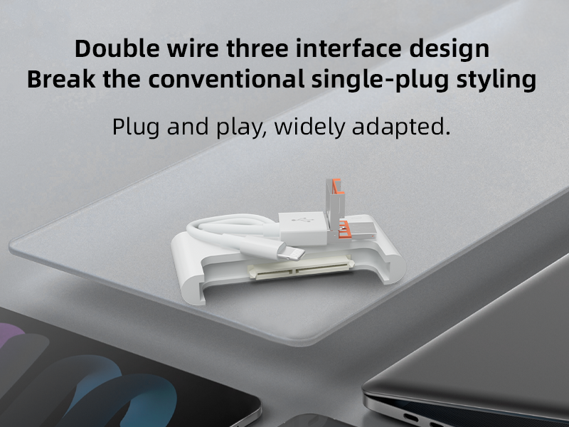 Multifunction adapter supports SATA interface solid-state hard drive USB drive suitable for Apple Android computers