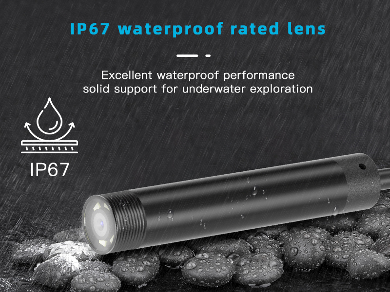 Apple mobile phone endoscope HD 200W pixel external camera waterproof pipeline inspection industrial endoscope