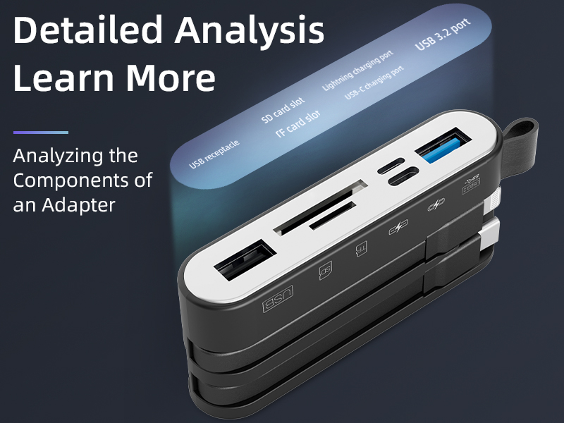 New Version 8-in-1 High-Speed USB3.0 Card Reader - Universal for iPhone 17 / Android / Computers