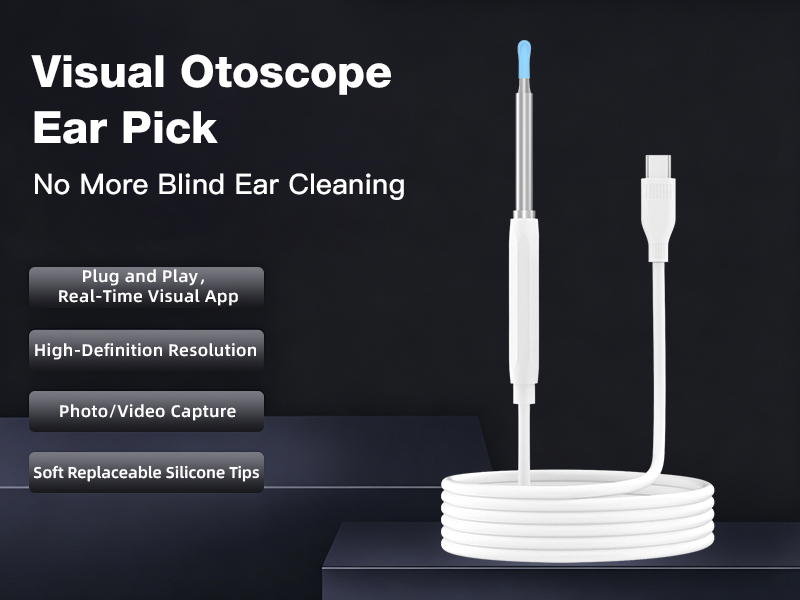 Cross-Border New Version Smart Visual Ear Spoon - 1920P HD Direct Connection, Ear Cleaning & Care Kit