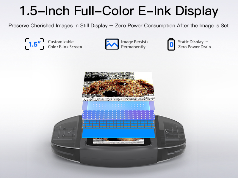 Dual-Interface USB 3.0 High-Speed Transfer Color E-ink Smart Photo Frame USB Flash Drive